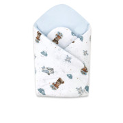 Novorozenecká zavinovačka bavlna Méďa pilot