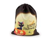 Dárkový pytlík Halloween černý 17 x 23 cm