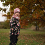 Zimní čepice Teddy fleece double Cyclamen pink Esito