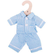 Modré pyžamo pro panenku Bigjigs Toys 28 cm