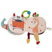 Vzdělávací, plyšová a šustící knížka, Slon Akuku