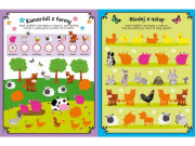 Kniha plná samolepek Farma