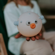 LED silikonová noční lampička dotyková Rgb Puffer Fish, modrá Mary's 