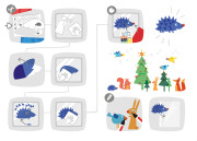 Kreativní sada Okenní obrázek Vánoční motiv Haba 