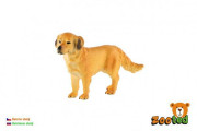 Retrívr zlatý - pes domácí zooted plast 10 cm