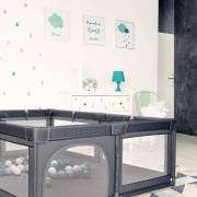 Ohrádka Playpark Grey BabyGo