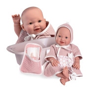 Mrkací a čůrající realistická panenka celovinylovým tělem Mia 50417 Antonio Juan