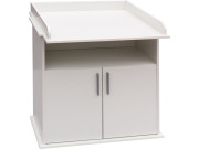 Přebalovací komoda Míša bílá laminát buk Scarlett