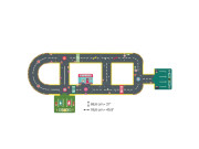 Gigant puzzle Závodní dráha Crazy Motors 26 ks Djeco