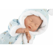 Little Baby 63301 Llorens - Spící realistická panenka s měkkým tělem 32 cm