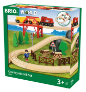 Vlaková sada s venkovskou krajinou Brio