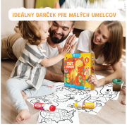 Barvy v tubě s omalovánkami 8 ks Jarmelo