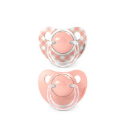 Dudlík anatomický silikon 0/6 m 2 ks Wild & Free Suavinex