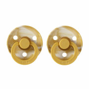 Dudlíky kaučuk 2 ks 6-18 měsíců Colour Bibs