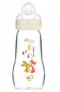 Dětská antikoliková skleněná láhev Feel Good 260 ml MAM