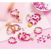 Kreativní sada Výroba šperků Perlové prsteny 10 ks Janod Atelier