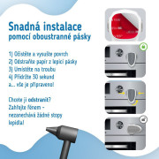 Bezpečnostní zámek na dvířka trouby, odolný proti teplu 1 ks Sipo