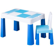 Dětská sada stoleček a židlička Multifun blue
