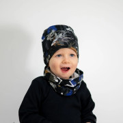 Bavlněný nákrčník Skateboard star černý Esito 