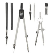 Kružítko sada 7 dílů, černá