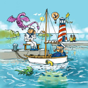 Mini hra pro děti Čarodějnický duel ABC Haba