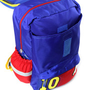 Školní batoh Goal - 3D kopačka a míč - modro-červený