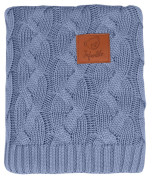 Pletená kostkovaná deka Bambus 80 x 100 cm Infantilo
