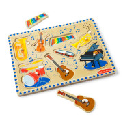 Dřevěné puzzle se zvuky Hudební nástroje Melissa & Doug