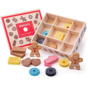 Box s dřevěnými sušenkami Bigjigs Toys