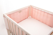 Mušelínový mantinel do postýlky Bump Air 180 x 30 cm Babymatex