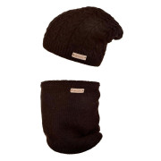Set pletená čepice a nákrčník Outlast ® Černá