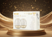 Odsávačka mateřského mléka duo elektrická handsfree Perla Twin neno
