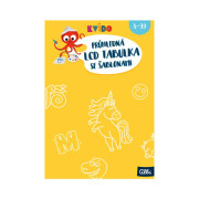 Průhledná LCD tabulka se 30 šablonami Kvído