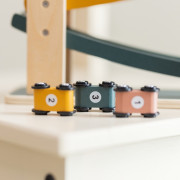 Hračka dřevěná závodní dráha Milky Way Wood of Mars 18m+ Cosmic Blue Petite&Mars