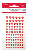 Samolepící srdíčka 84 ks