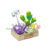 Stavebnice mini Květinové aranžmá sukulentů 232 dílků Koco