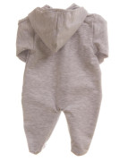 Dětský teplákový overal/kombinéza šedý melír MKcool