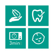 Šidítko Ultrastart noční 0-2 m chlapec 2 ks Philips Avent