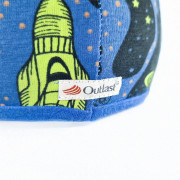 Čepice podšitá Outlast® Rakety/modrý melír