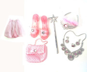 Set pro princeznu se sukýnkou a pantoflíčky