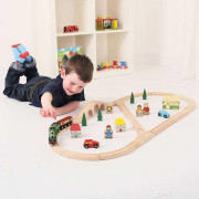 Dřevěná vláčkodráha Flying scotsman Bigjigs Rail