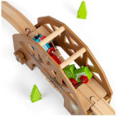 Dřevěný padající most Bigjigs Rail