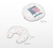 Kojící polštář podkova Sensillo Baletka pudrově růžová