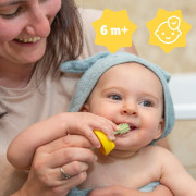 Silikonový zubní kartáček 3 v 1 Badabulle