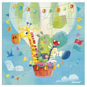 Blahopřání k narozeninám s puzzle Janod