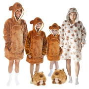 Hřejivá televizní mikinová deka s kapucí pro děti 3 - 6 let Cozy Noxxiez