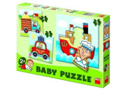 Baby puzzle autíčka Dino