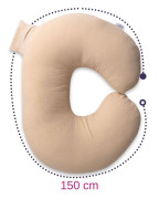 Mušelínový polohovací polštář MiniRelax 140 cm Babymatex