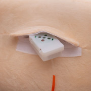 Houpací hračka s melodií medvídek pruhovaný PlayTo