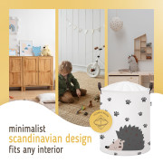 Koš na hračky bavlněný uzavíratelný 43 l Sipo